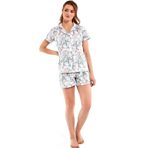 Pyjamas Cornette 346/264 Bianca kr/r S-2XL ecru