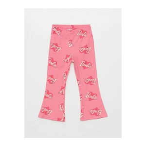 LC Waikiki Elastic Waist Barbie Printed Baby Girl Tights