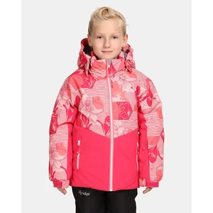 Girls' ski jacket Kilpi SAMARA-JG Pink