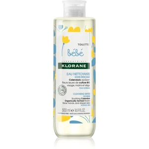 Klorane Bébé Calendula bezoplachová čistiaca voda pre normálnu pokožku 500 ml