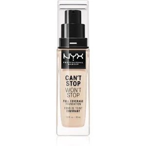 NYX Professional Makeup Can't Stop Won't Stop vysoce krycí make-up odstín 1.5 Fair 30 ml