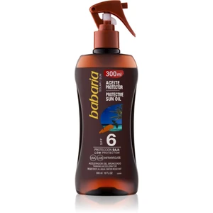 Babaria Sun Protective olej v spreji na opaľovanie SPF 6 300 ml