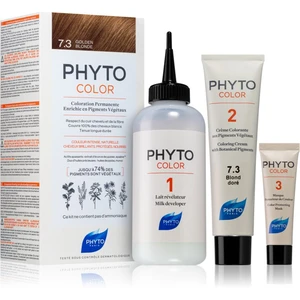 Phyto Color farba na vlasy bez amoniaku odtieň 7.3 Golden Blonde