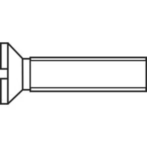 Zápustný šroub TOOLCRAFT 889700, N/A, M1, 10 mm, ocel, 1 ks