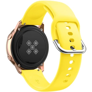 4wrist Silikonový řemínek pro Samsung - Yellow 22 mm