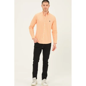 G751 DEWBERRY MEN'S SHIRT-ORANGE