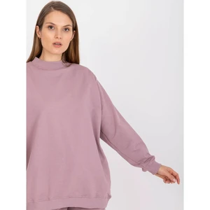 Basic oversize dusty pink sweatshirt