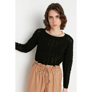 Trendyol Black Carmen Collar Knitwear Sweater