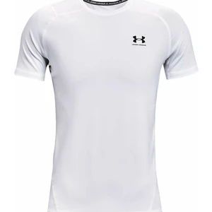 Under Armour Men's HeatGear Armour Fitted Short Sleeve White/Black M