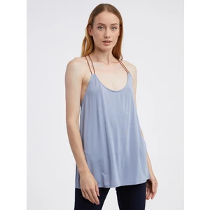 Light blue women's tank top CAMAIEU - Womens