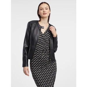 Orsay Black Leatherette Jacket for Women - Women