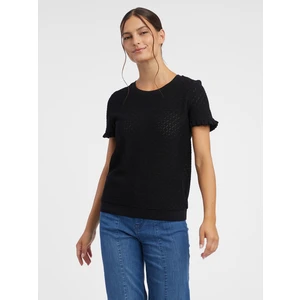 Orsay Black Women Patterned Knitted T-Shirt - Women