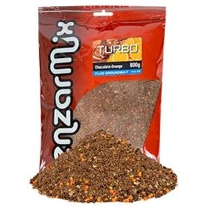 Benzar mix krmítková zmes groundbait turbo fluo 800 g - čokoláda-pomaranč