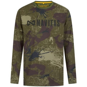 Navitas tričko identity camo long sleeve tee - s