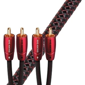 AudioQuest Golden Gate 3 m Czerwony Audio kabel Hi-fi