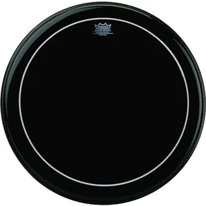 Remo ES-0620-PS Pinstripe Ebony Fekete 20" Átlátszó dobbőr