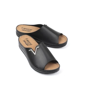 Capone Outfitters Mules - Black - Flat