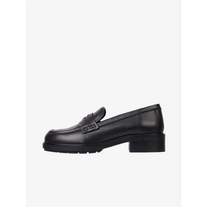 Black Women's Leather Moccasins Tommy Hilfiger - Women