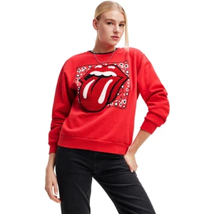 Women's Desigual Rolling Red Sweatshirt - Women