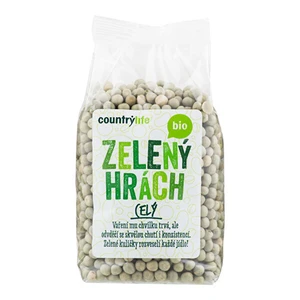 Country Life Hrách zelený celý BIO 500 g