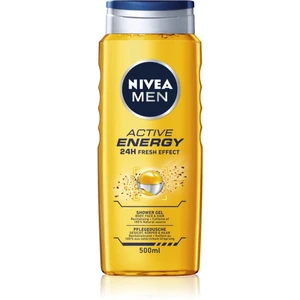 Nivea Active Energy osvěžující sprchový gel na tvář, tělo a vlasy 500 ml