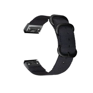 Nejlon karpánt Tactical QuickFit  Garmin Fenix 5X és 6X, black