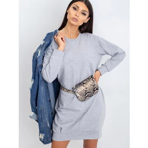 Gray cotton dress