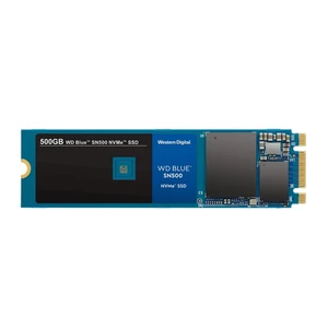 Western Digital SSD SN500 Blue, 500GB, NVMe M.2 - sebesség 1700/1450 MB/s (WDS500G1B0C)