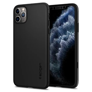 Tok Spigen Thin Fit Classic Apple iPhone 11 Pro Max, fekete