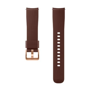 Tartalék szilikon pánt Samsung ET-YSU81M (20mm) Samsung Galaxy Watch SM-R810, Brown