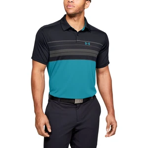 Under Armour Vanish Chest Stripe Polo Pánské funkční polo triko 1350972-001 Black M