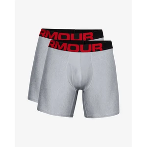 Under Armour Boxerky UA Tech 6in 2 Pack-GRY