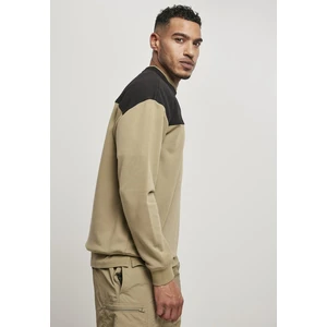 Upper Block Crewneck Khaki/black