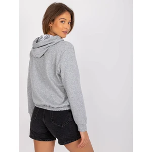 Gray melange sweatshirt from Palencia