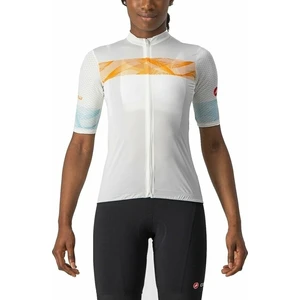 Castelli Fenice W Jersey Ivory/Pop Orange/Skylight S