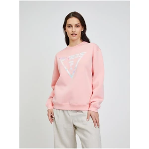 Light Pink Women's Sweatshirt Guess Emely - Women