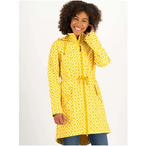 Yellow Women's Patterned Softshell Coat Blutsgeschwister - Women
