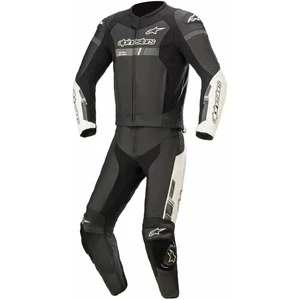 Alpinestars GP Force Chaser Leather Suit 2 Pc Black/White 54 Tuta da moto divisible