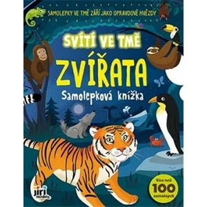 Svítí ve tmě Zvířata -- Samolepková knížka