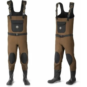 Delphin Neoprene Waders ORAVA Brown/Black 47