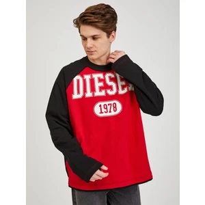 Mikina Diesel S-Raglen Sweat-Shirt - Černá - S