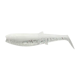 Savage gear gumová nástraha cannibal shad white flash - 10 cm 9 g