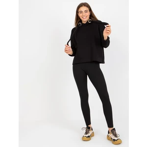 Black Women's Tracksuit with Leggings