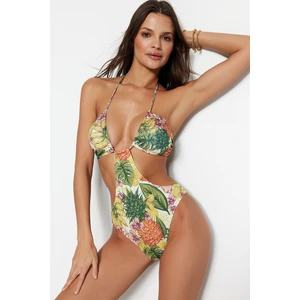 Trendyol Monokini - Multicolor - Floral