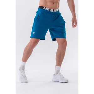 Nebbia Relaxed-fit Shorts with Side Pockets Azul M