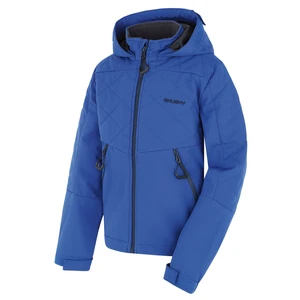 Husky Salex K 140, dk. blue Dětská softshell bunda