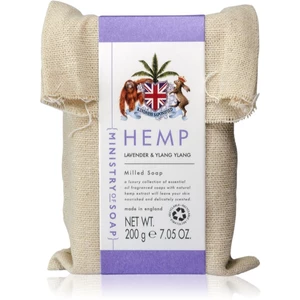 The Somerset Toiletry Co. Ministry of Soap Natural Hemp tuhé mydlo na telo Lavender & Ylang Ylang 200 g