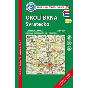 Okolí Brna, Svratecko /KČT 85 1:50T Turistická mapa