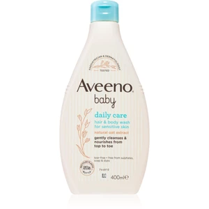 Aveeno Baby Hair&Body Wash dětský šampon na vlasy a tělo 400 ml