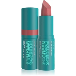 Maybelline Green Edition krémová rtěnka s hydratačním účinkem odstín 011 Glacier 3,4 g